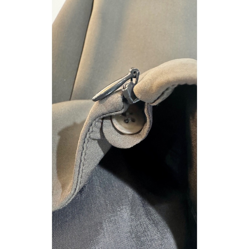 Georgio Armani 100%Silk Gray Lined Skirt Made‎ in Italy XL 44. EUC - Picture 5 of 9